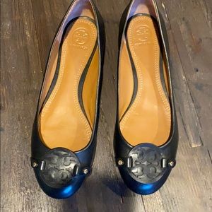 Tory Burch black leather shoes